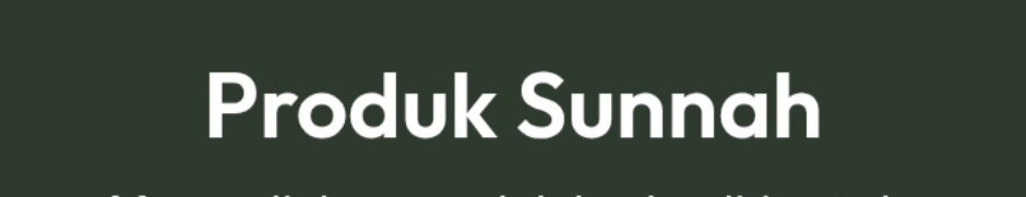 Pengedar produk-produk sunnah